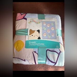 Squishmallows Pastel Snuggle Throw 50×70 brand new